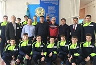 Встреча с гандбольной командой города Караганды