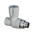 Клапан радиатора прямой (шаровый) ППР  серый 20x1/2"